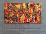 Yellow Cake, 264 x 118 cm, Mixed Media on Canvas, 2016